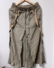 00s goa gimmick cargo flare skirt スカート - メルカリ