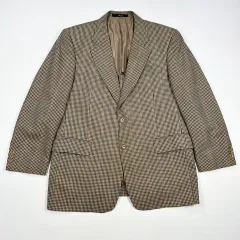 (L) DAKS ダックス Classic チェックパターン オーバーサイズ ブレーザー ジャケットのサムネイル