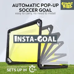 1秒で設置！特許設計のミニサッカーゴール｜INSTA-GOAL｜折りたたみのサムネイル