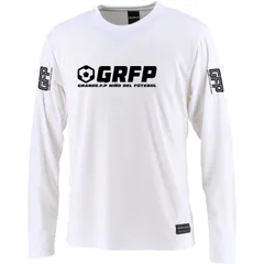 grande(グランデ) ストレッチナガソデプラシャツ フットサルプラクティクスシャツ (gfph21107-0109)、WHT/BLKのサムネイル