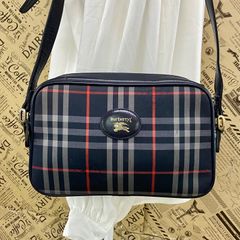 高級 Burberrys ノバチェック ショルダーバッグ 90s イングランド製 美