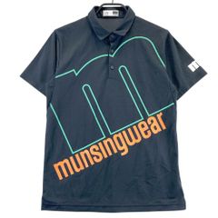 Munsingwear メンズゴルフシャツ 総柄 ポロシャツ マンシングウェア