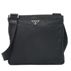 本物 プラダ PRADA ナイロン ショルダーバッグ ポシェット ブラック バッグ 中古・のサムネイル