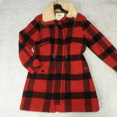WOOLRICH × Abercrombie レディース バッファロー チェック ウールパーカ BB10のサムネイル
