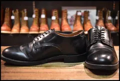 【8D 良品 16年】レッドウィング 9087 Mil-1 ミルワン ブルーチャー オックスフォード エスカイヤ 黒 短靴 ブーツ redwing HOPESMORE【GF013】のサムネイル