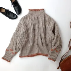 ALEXIA STAM アリシアスタン Heart Knit Top ハート ニット プルオーバー /26Fのサムネイル