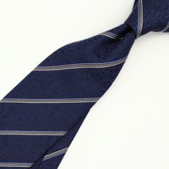 極美品　TIE YOUR TIE タイユアタイ　ネイビー　ストライプ TIE YOUR TIE タイユアタイ シルク ネクタイ ストライプ柄 - メルカリ