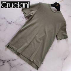 Cruciani 半袖ニット グレー サイズ50 イタリア製 クルチアーニ L