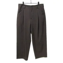 CONFFECT EDIFICE エディフィス サイド アジャスト パンツ VIST GABA SIDE ADJUST WIDE Pants ワイドパンツ ブラウン L 27113853のサムネイル