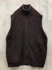 Steven Alan スティーブンアラン 8118-104-0130 ハミルトンラムズウールドライバーズニット ベスト sizeL/ブラウン ■■◎メンズのサムネイル