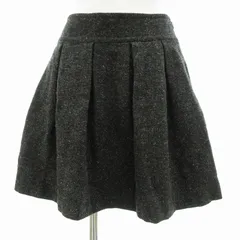 B&Y ユナイテッドアローズ BEAUTY&YOUTH ビューティー&ユース 美品 プリーツスカート シルク混 ミニ S グレー /FF ■GY14のサムネイル