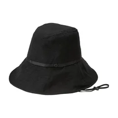 【新品】 [Wpc.] [ワールドパーティー] 傘屋が作った、かぶる日傘 UVつば広ハット 《遮光率＆UVカット率100%/UPF50＋》 ブラック レディース 帽子 遮光 遮熱 UV カット あご紐 サイズ調節可能 洗濯機OK おしゃれ 女性 W097- 1のサムネイル
