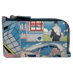 プラダ コミックプリント VITELLO レザー コインケース 小銭入れ ミニポーチ PRADA 中古のサムネイル