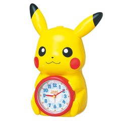 세이코 클락 알람 시계 탁 시계 캐릭터 포켓 몬스터 피카츄 수다 알람 232×159×121mm JF384A