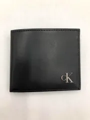 美品 Calvin Klein カルバンクライン BILLFOLD WITH COIN POCKET 本革 レザー 二つ折り 財布 ブラック ■■ メンズのサムネイル