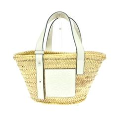 LOEWE 巾着ポーチ パームツリー モアイ ヤシの木 ラージサイズ カゴ 