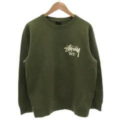ステューシー STUSSY TOKYO スウェット トレーナー 長袖 プルオーバー 裏起毛 ロゴプリント S 緑 グリーン /GVのサムネイル