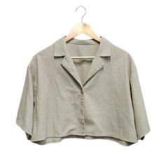 patagonia パタゴニア ACシャツ 半袖シャツ 開襟シャツくすみブルー系 