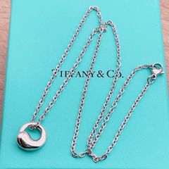 美品 オールドティファニー エターナルサークル ネックレス シルバー