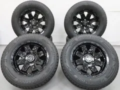 ランドクルーザー FJ プラド ハイラックス 4本 社外 18インチ 8J +25 6H 139.7 スタッドレス BRIDGESTONE BLIZZAK DM-V3 2024年 265/60R18のサムネイル