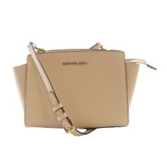 正規品 美品 マイケルコースショルダーバッグ ベージュ×ブラウン 