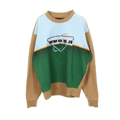 プラダ PRADA スウェット Futuristic Logo sweater コットン スウェットシャツ メンズ Used Bのサムネイル