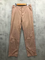 MHL. エムエイチエル ウォッシュド チノ ボタンフライ トラウザーズ パンツ sizeM/ピンクベージュ系 ■■ メンズのサムネイル