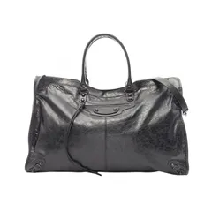 バレンシアガ BALENCIAGA ボストンバッグ Le City ル シティ 2WAY 8103642ABEK1000 ブラック レザー Le City トラベル バッグ ユニセックス 新品のサムネイル