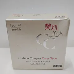 E1306 エバーライフ 艶肌美人クッションコンパクト カバータイプ レフィル 15gのサムネイル
