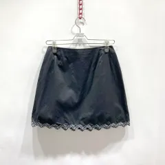 KENZO ケンゾー 正規品 ヴィンテージ コットン スカート ブラック 25 中古品のサムネイル