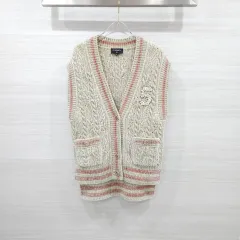 34 / CHANEL シャネル ミックスファイバー チュール シークイン ナンバー5 BEST ベスト P73530のサムネイル