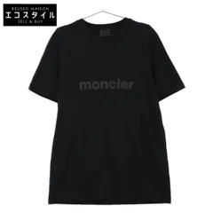MONCLER　モンクレール　ブラック MAGLIA TーSHIRT ロゴ 半袖Tシャツ　XLのサムネイル