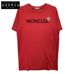 MONCLER　モンクレール　レッド コットン ロゴTシャツ　Sのサムネイル