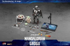 【予約商品】スター・ウォーズ アクションフィギュア マンダロリアン&グローグー【箱あり】【正規品】ZD TOYS