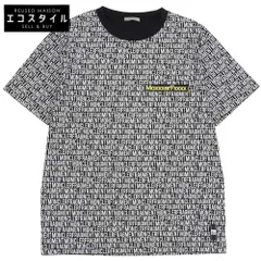 MONCLER　モンクレール　×FRAGMENT MAGLIA 総柄 Tシャツ トップス メンズ ブラック ホワイト M 18年　Mのサムネイル