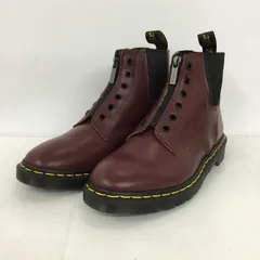Dr.Martens ドクターマーチン ブーツ ショートブーツ 101GST フロントジップ サイドゴア フロントファスナー UK7
