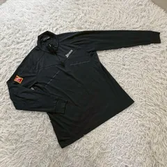 SRIXON スリクソン  by DESCENTE デサント社製 ハーフジップ長袖シャツ  Z-STARロゴワッペン 2016年秋冬モデル ブラック スポーツ メンズ M相当 サンプル品のサムネイル