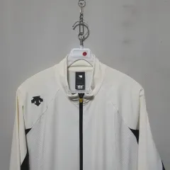 0526) DESCENTE メンズ デュアスロン 接触冷感 トレーナー ジップアップ 100のサムネイル
