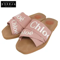 Chloe　クロエ　ウッディ フラットサンダル レディース ピンク 35　35のサムネイル