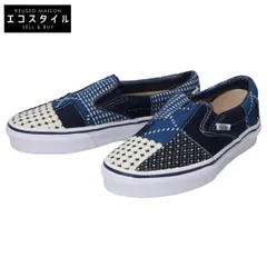 VANS　バンズ　×FDMTL V98R ネイビー スリッポンスニーカー　22.5のサムネイル