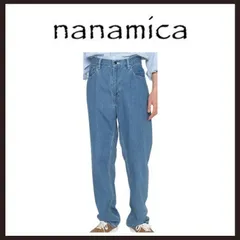 新品未使用　nanamica（ナナミカ）　5ポケット ストレートデニム　28　インディゴブリーチのサムネイル