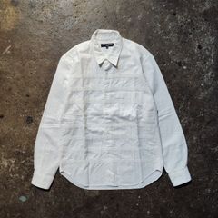 COMME des GARCONS HOMME 11ss テープデザインシャツ 製品洗い加工