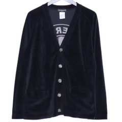 MASTERMIND JAPAN サークルロゴベロアカーディガン Sサイズ ブラック MC2-TS15-029