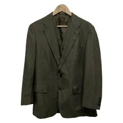 J.PRESS(ジェイプレス) ジャケット サイズA6 メンズ - カーキ 長袖/ベスト付き/肩パッド/春/秋のサムネイル