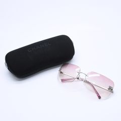 極美品 CHANEL シャネル リムレス サングラス アイウェア 4017-D c.124