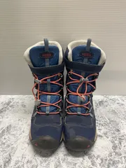 送料無料！！keen キーン　キッズスノーブーツ　ウインターロングシューズ　ネイビー系カラー　size 19.5cm  #80605MO312のサムネイル