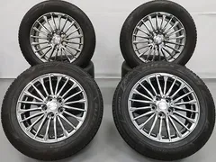40系 アルファード 等に 4本 LF-FORCE 18インチ 7J +35 5H PCD 120 スタッドレス ブリヂストン ブリザック VRX3 2022年 225/60R18 平面座のサムネイル