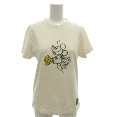 コーチ COACH ✕ ディズニー Disney コラボ Tシャツ XS アイボリー キャラクタープリント クルーネック 半袖 /TL ■GY99のサムネイル