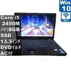 富士通 LIFEBOOK SH SH76/G【SSD搭載】　Core i5 2450M　【Windows10 Home】MS 365 Office Web／Wi-Fi／HDMI／保証付 [96509]のサムネイル