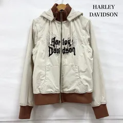 ハーレーダビッドソン 3way リバーシブル ブルゾン ジャケット ロゴ 刺繍 ベスト ナイロン ニット レディース L ISItems【USED】【古着】【中古】50159823のサムネイル